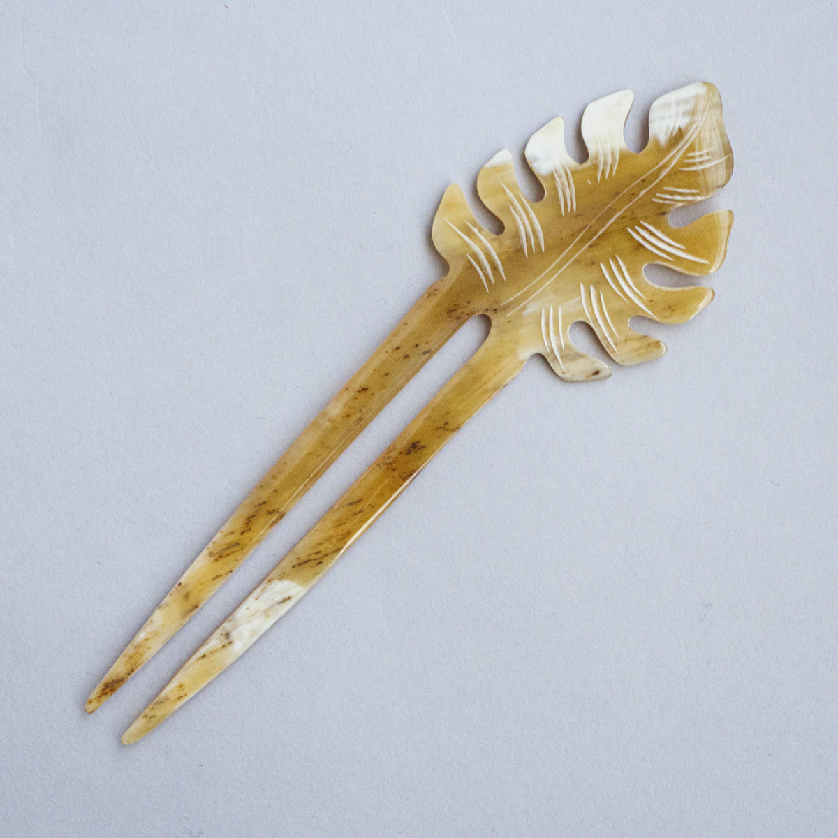 水牛角かんざし(ダブル)