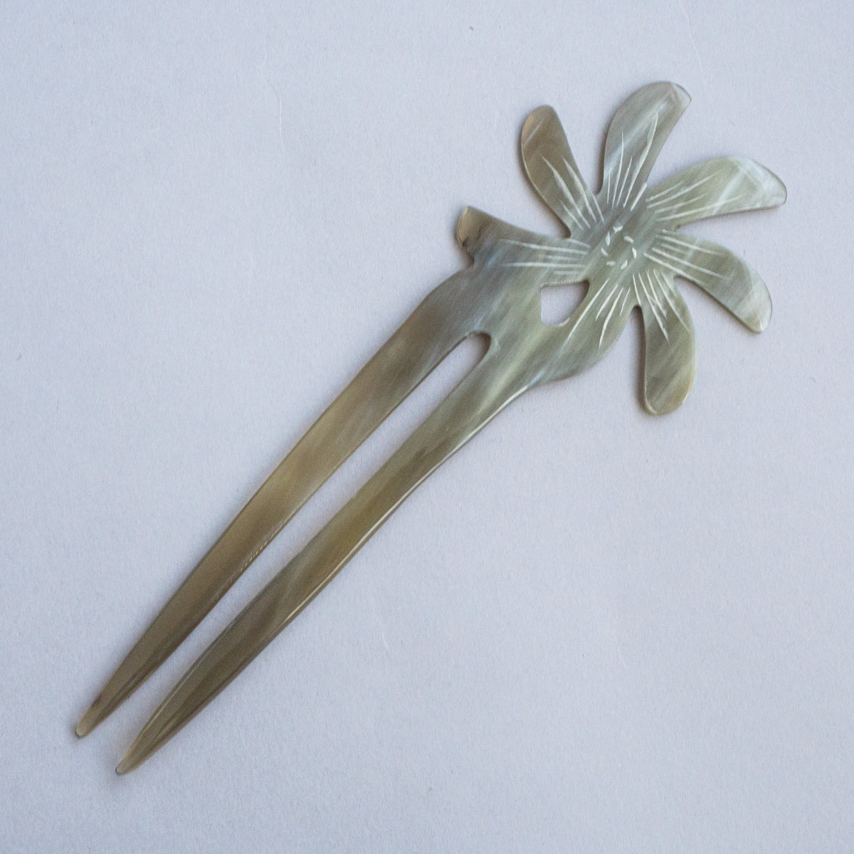 水牛角かんざし(ダブル)