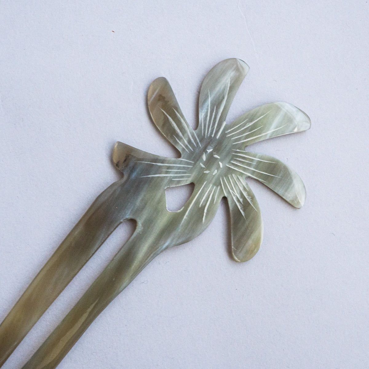 水牛角かんざし(ダブル)