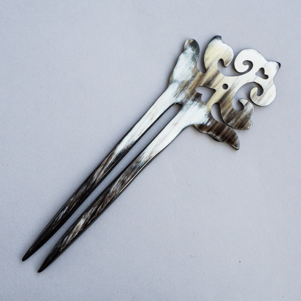 水牛角かんざし(ダブル)