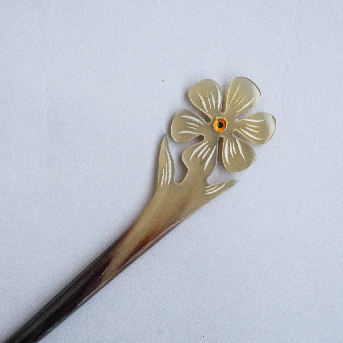 水牛角かんざし(シングル)