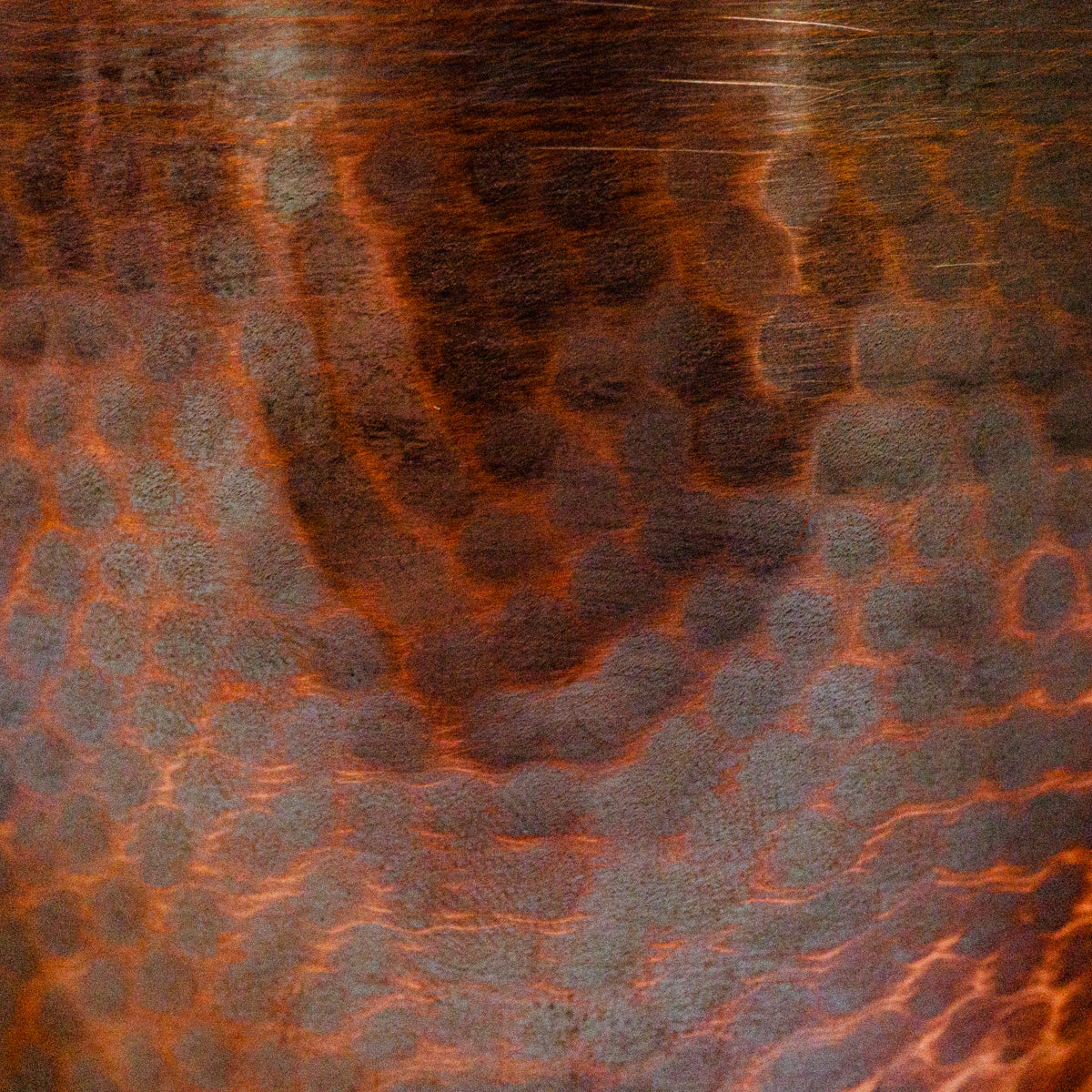 銅茶筒ナツメ形(丸つち目大)