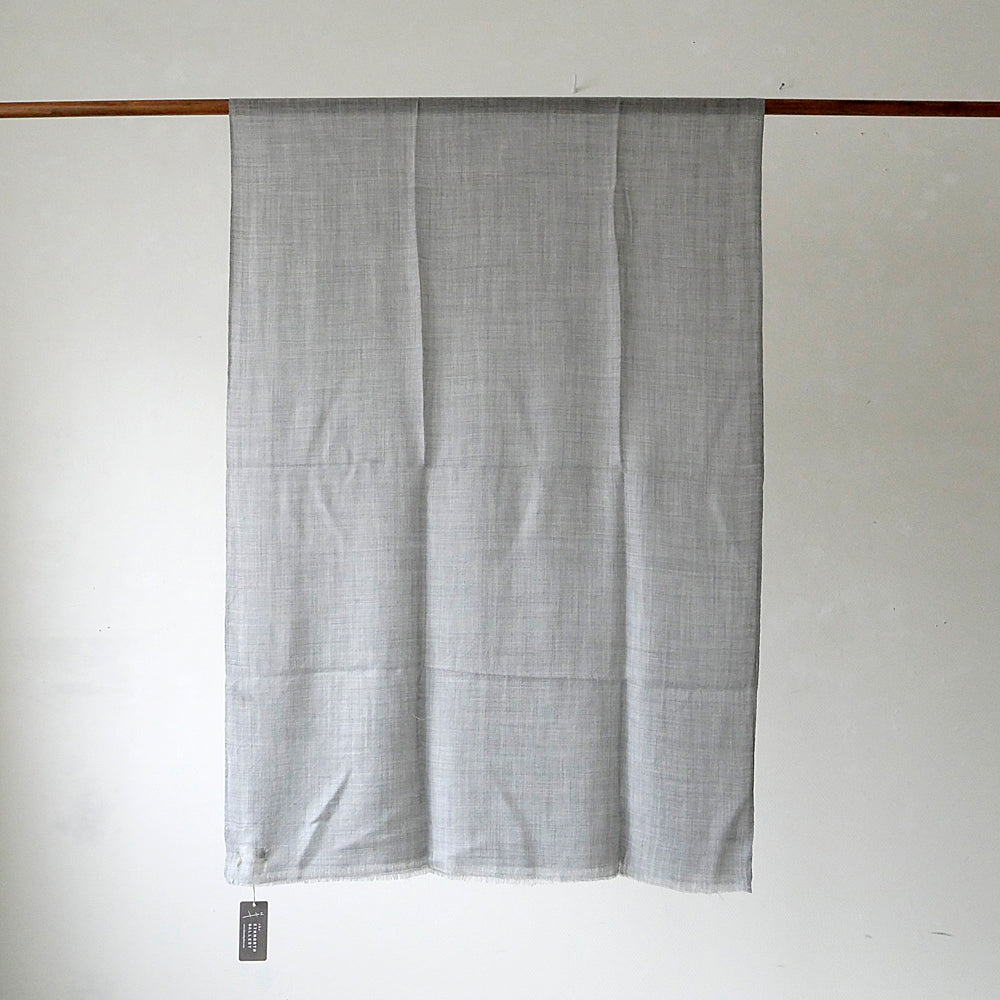 カシミヤ大判ライトストール(原毛色)