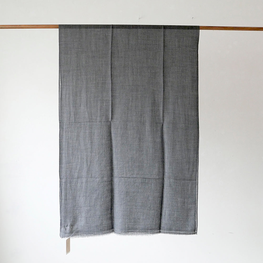 カシミヤ大判ライトストール(原毛色)