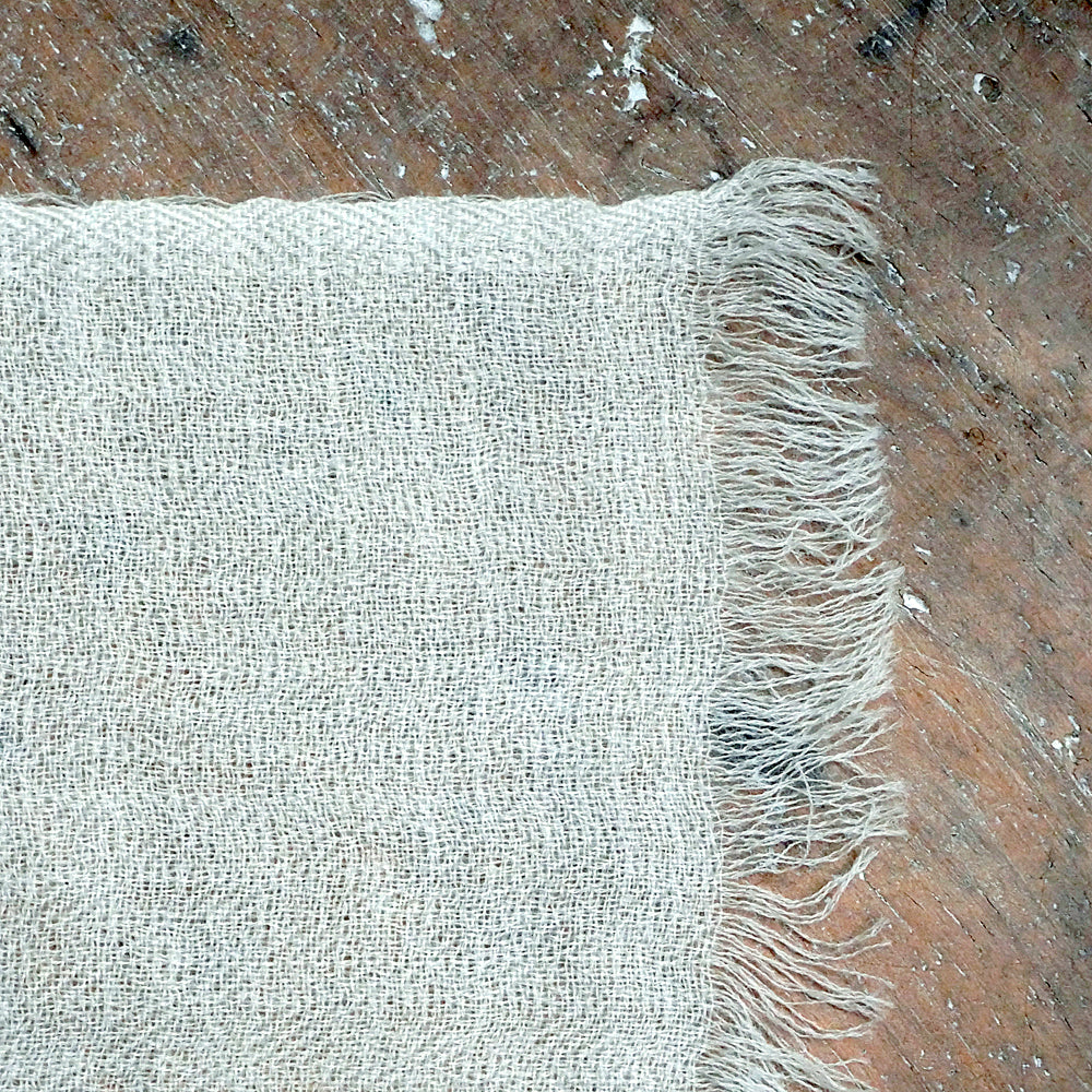 カシミヤ大判ライトストール(原毛色)