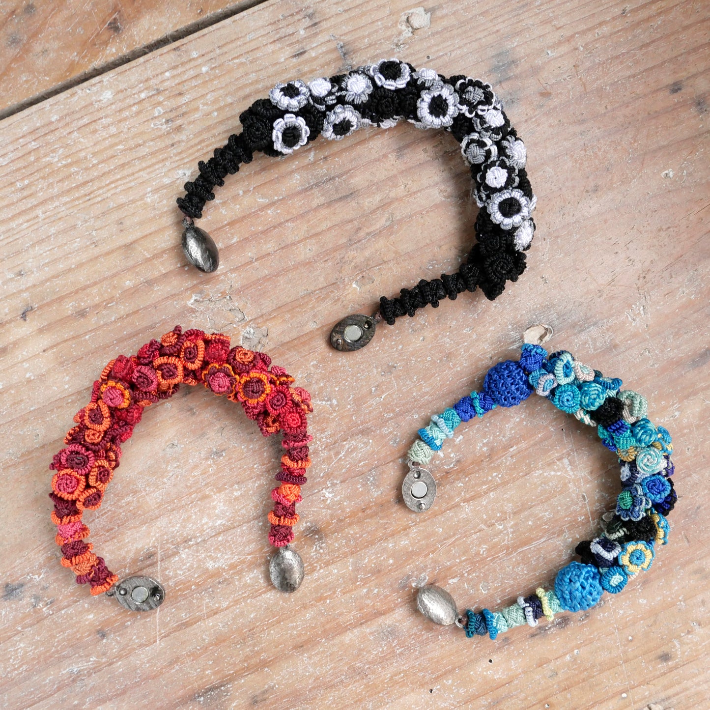 モロッコボタンブレスレット(マグネット式)