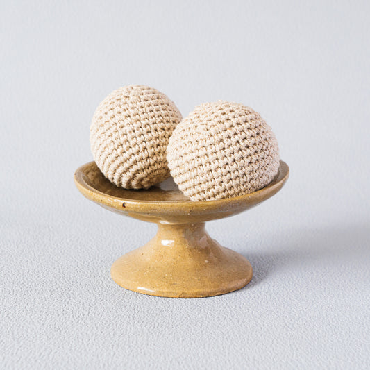 麻編みマッサージボール