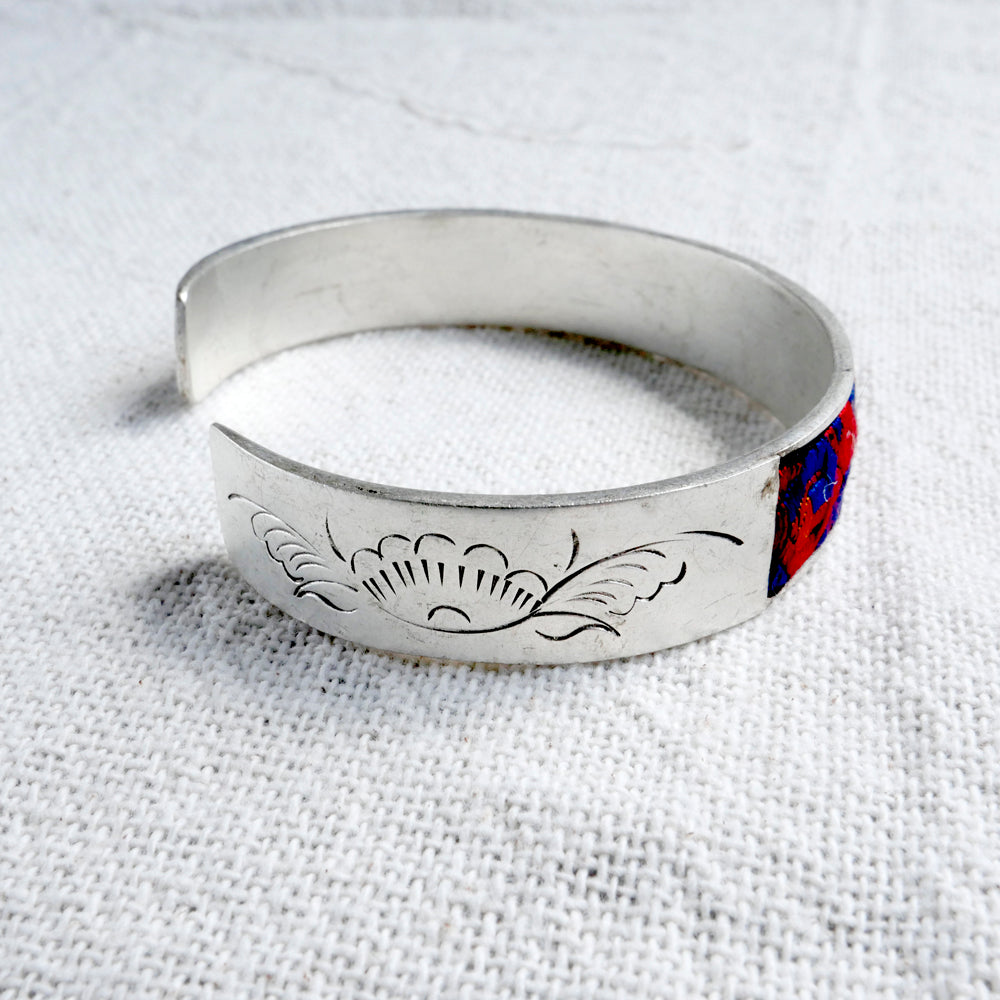 苗族刺繍バングル (S)