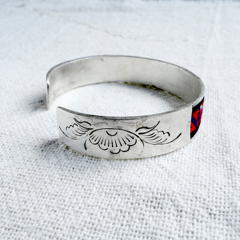 苗族刺繍バングル (S)