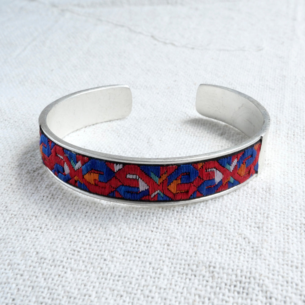 苗族刺繍バングル (S)