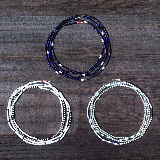 PERAPERAKビーズネックレス(モノトーナル)