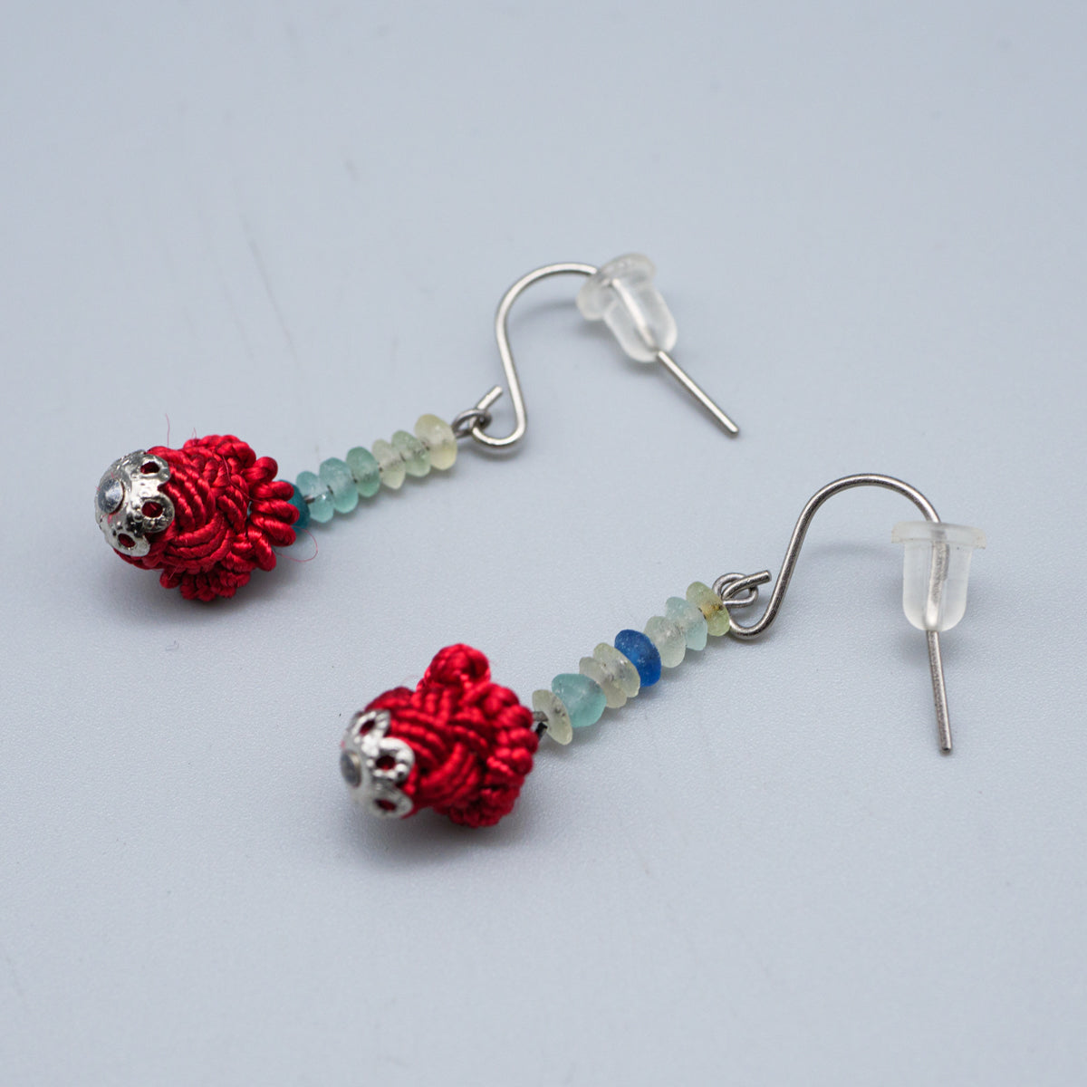 モロッコボタンピアス(フック)