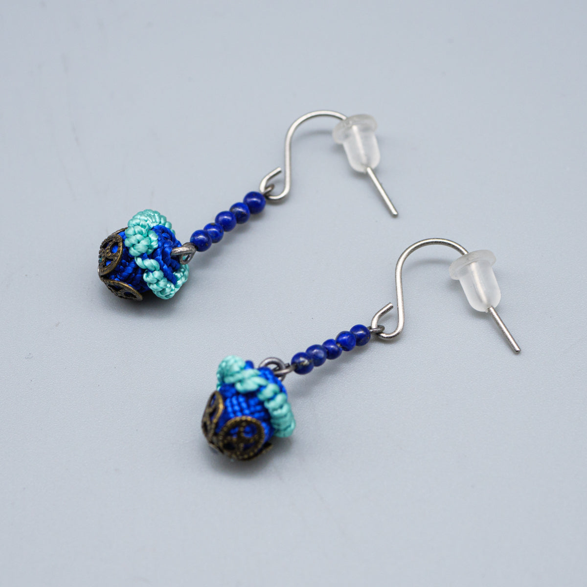 モロッコボタンピアス(フック)