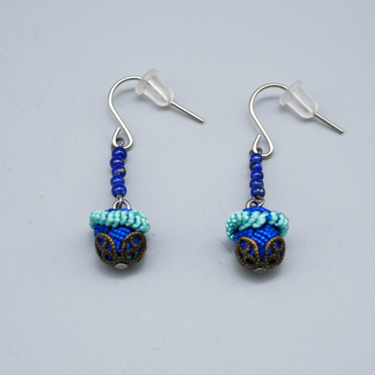 モロッコボタンピアス(フック)