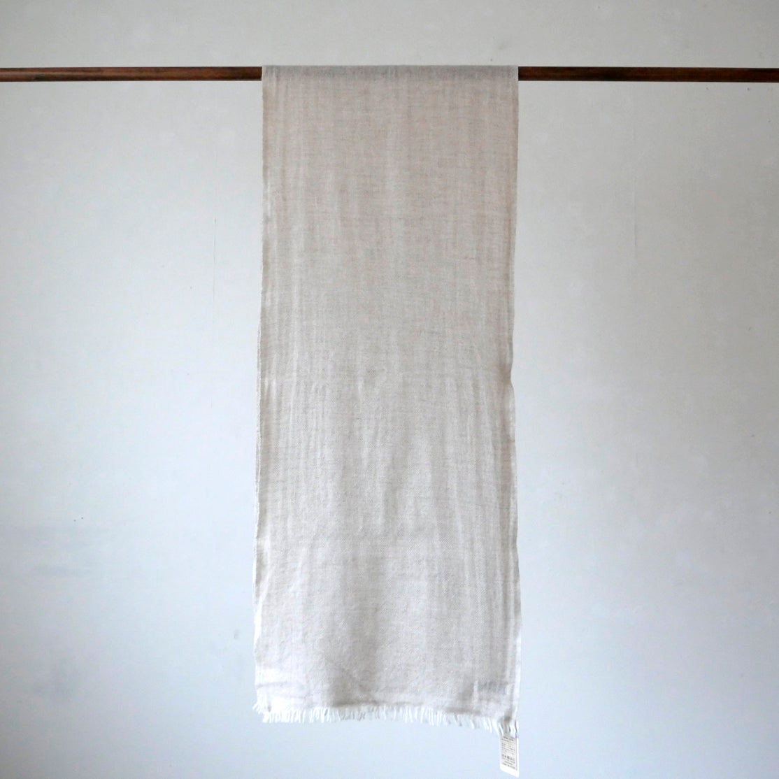 カシミヤマフラー(原毛色)