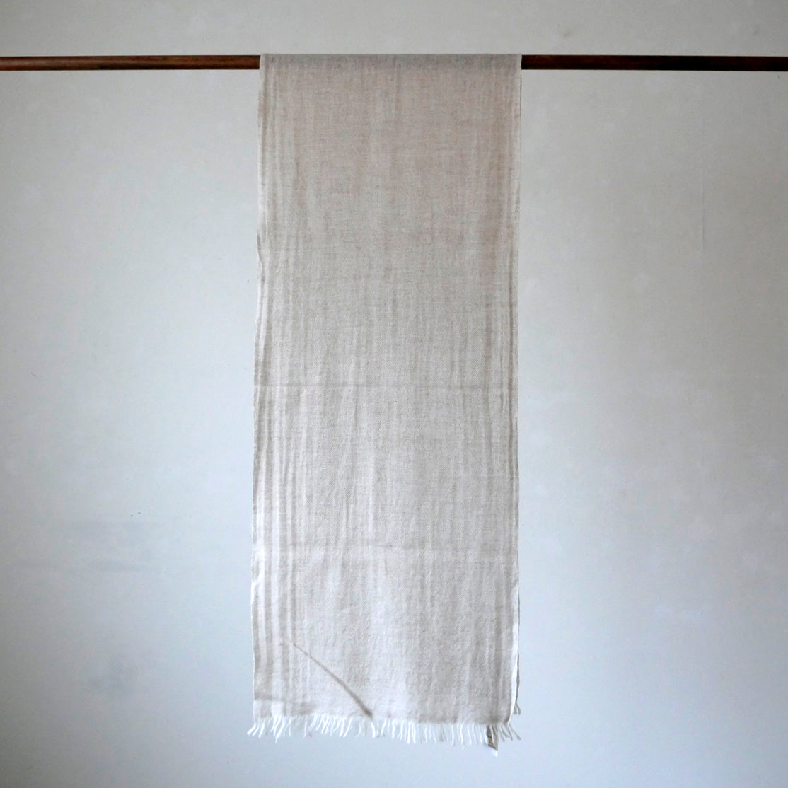 カシミヤマフラー(原毛色)