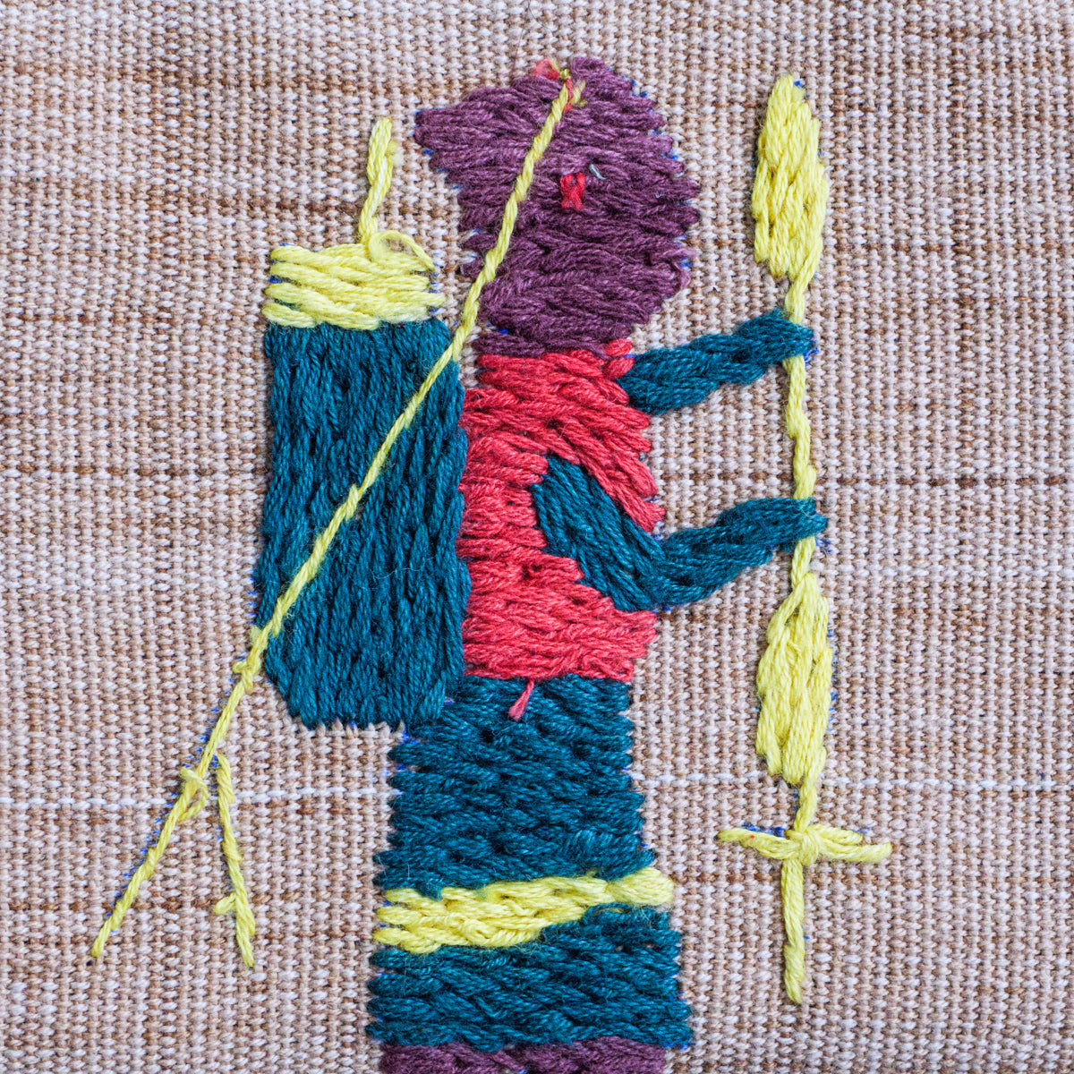 ナガ族手刺繍ポーチ