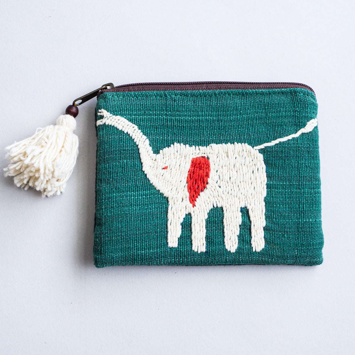 ナガ族手刺繍ポーチ