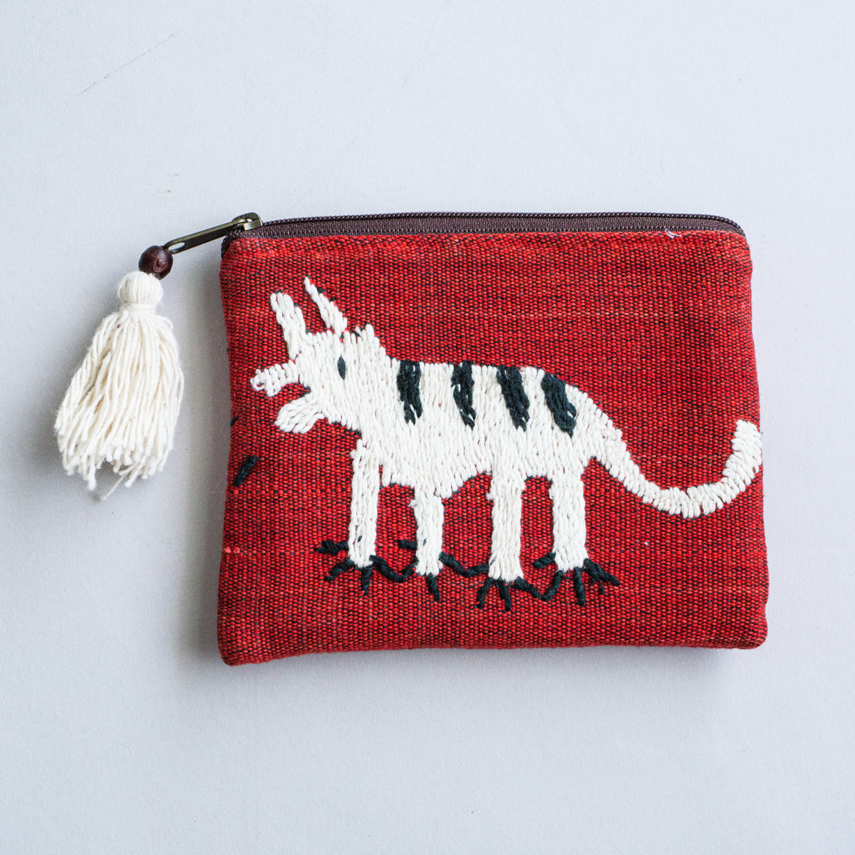 ナガ族手刺繍ポーチ