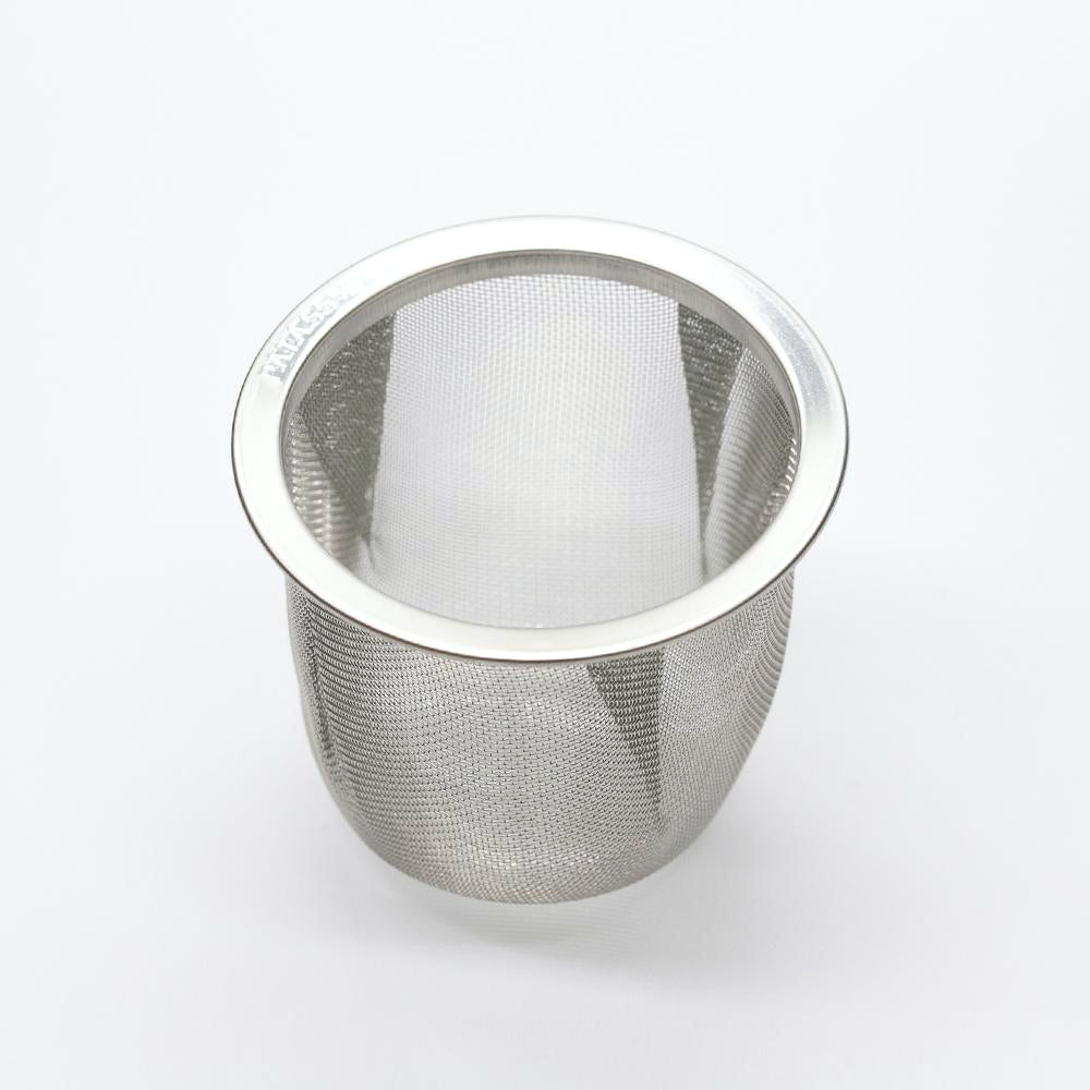 銅急須丸形(中)彩目 白四角柄