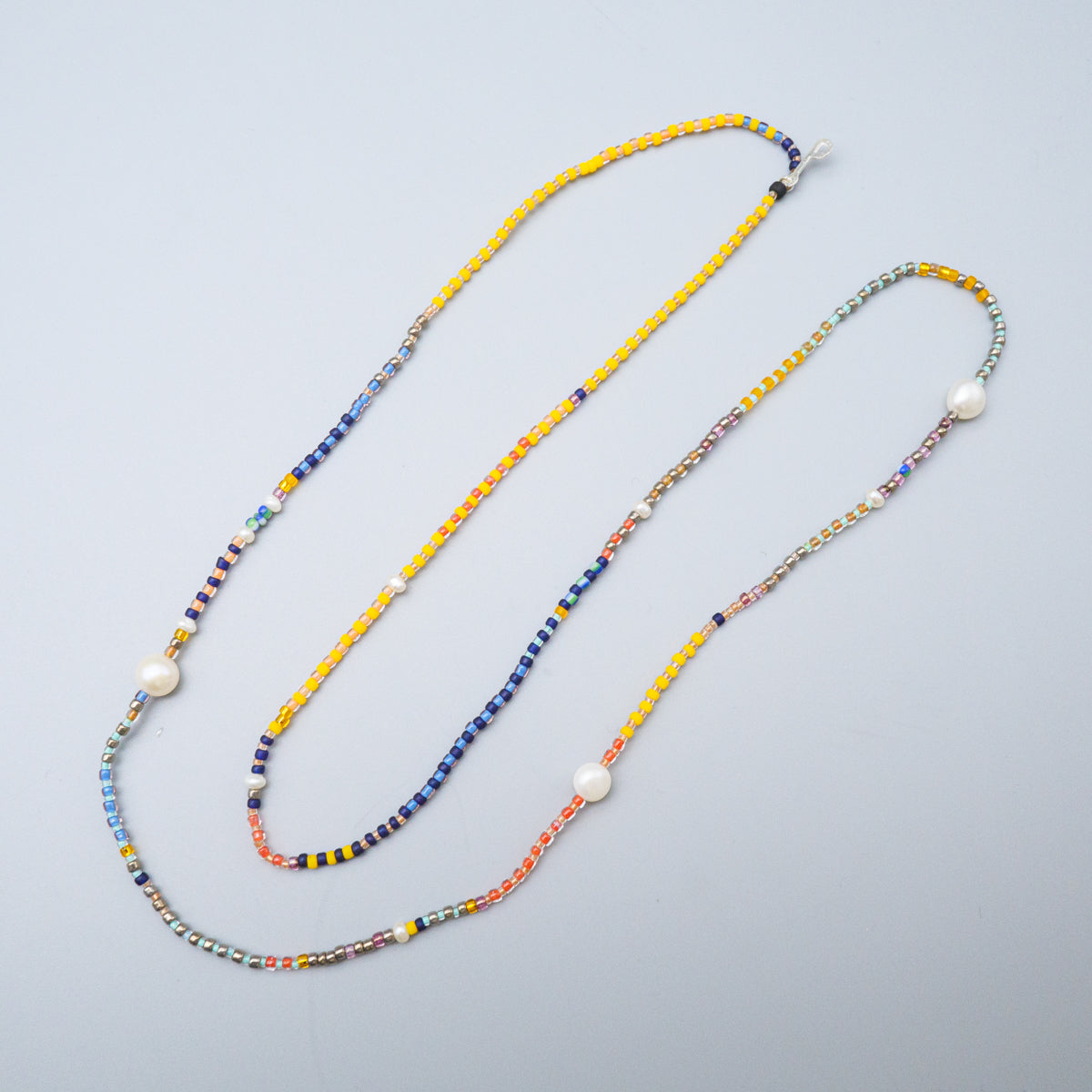 PERAPERAKビーズネックレス(パール)