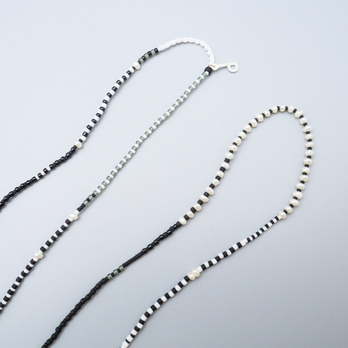 PERAPERAKビーズネックレス(パール)