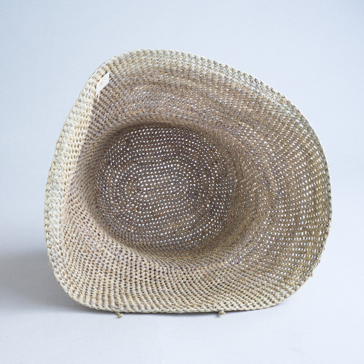 ラフィア手編みハット