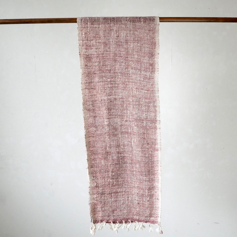 手紡ぎ草木染めストール(M)