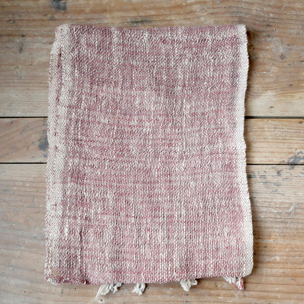 手紡ぎ草木染めストール(M)