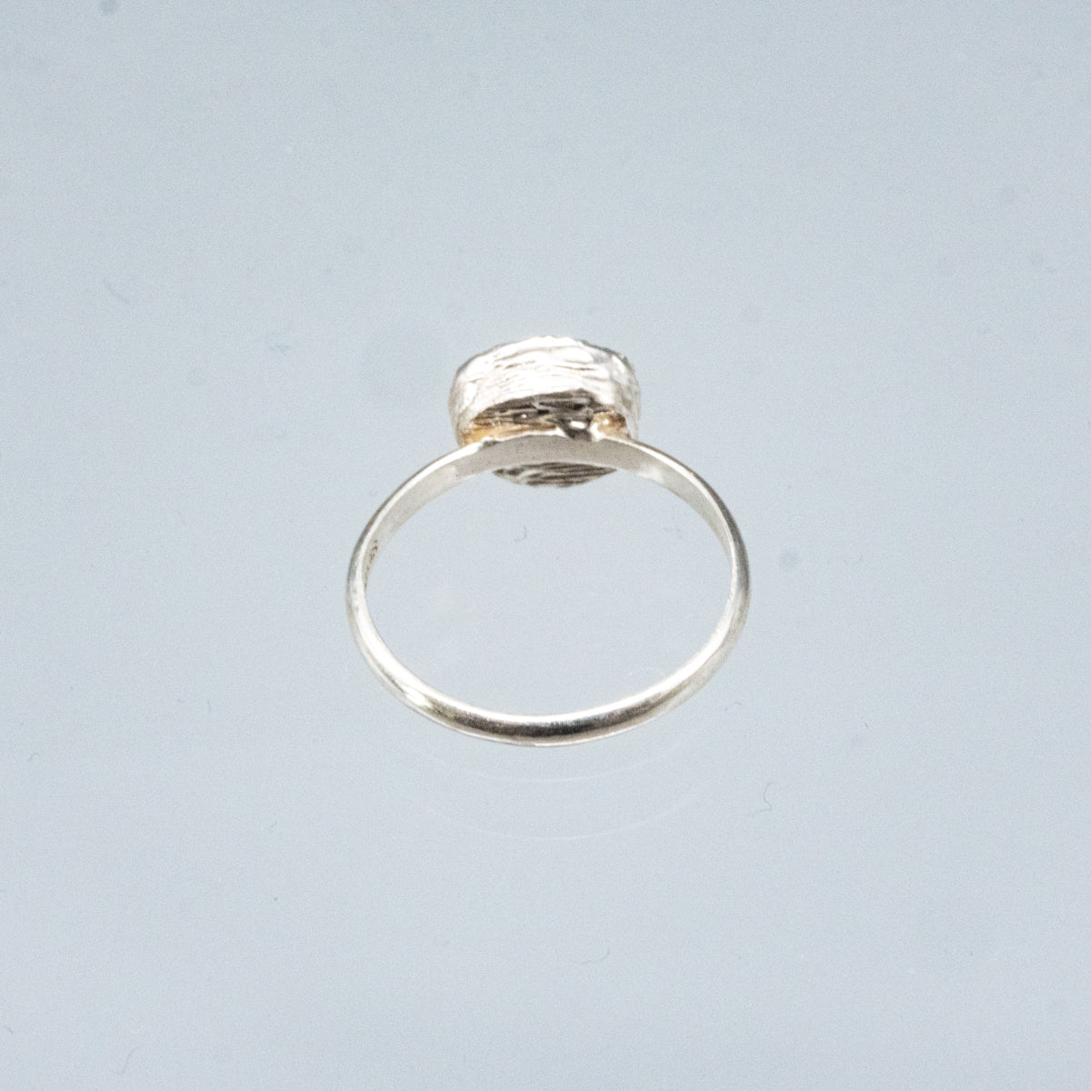 古代ローマンモザイクとんぼ玉片リング