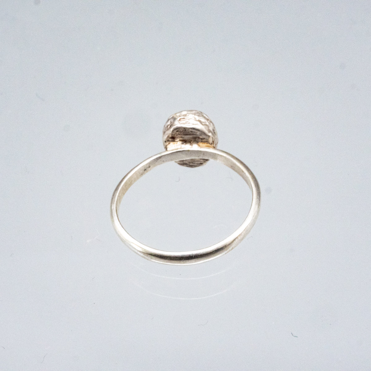 古代ローマンモザイクとんぼ玉片リング