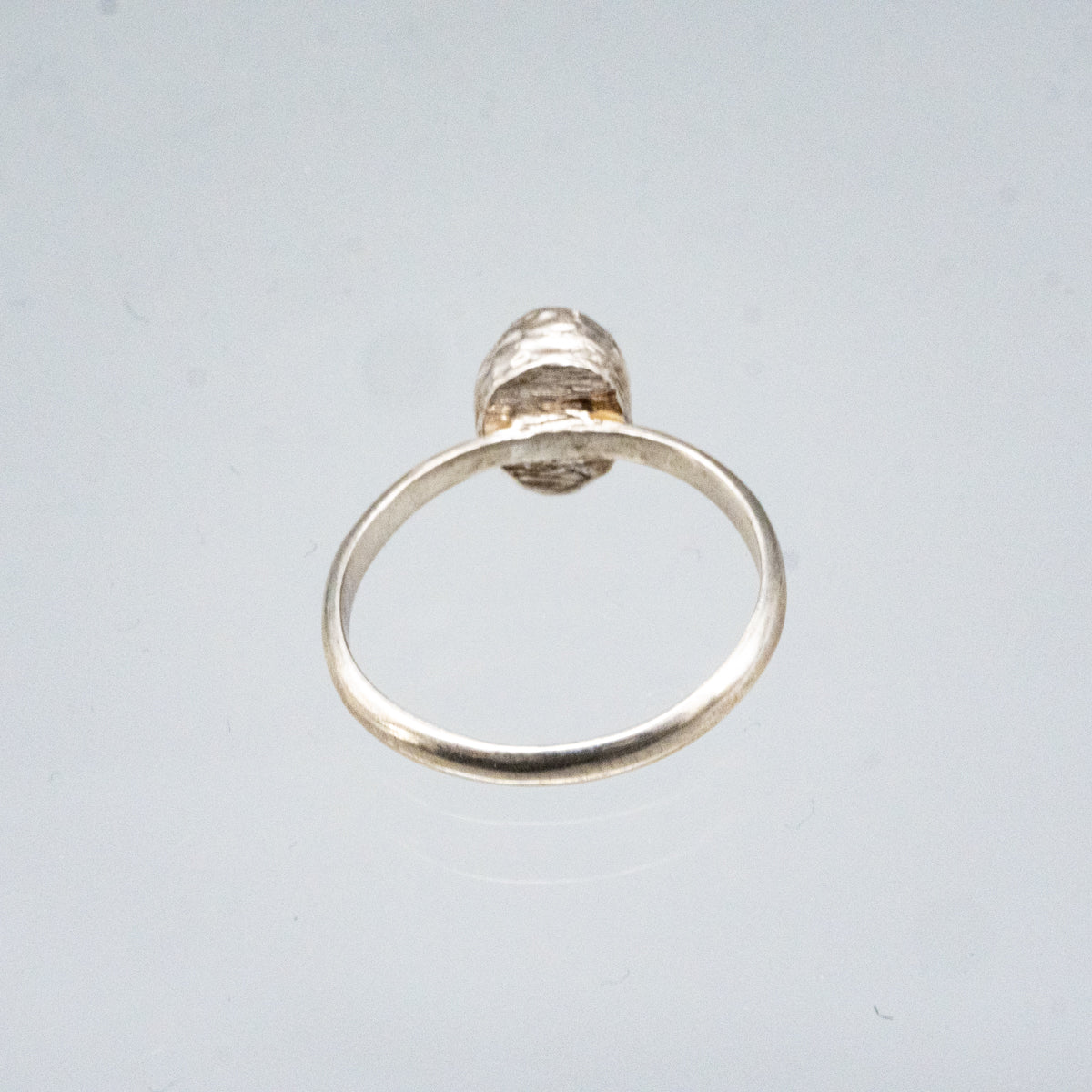 古代ローマンモザイクとんぼ玉片リング