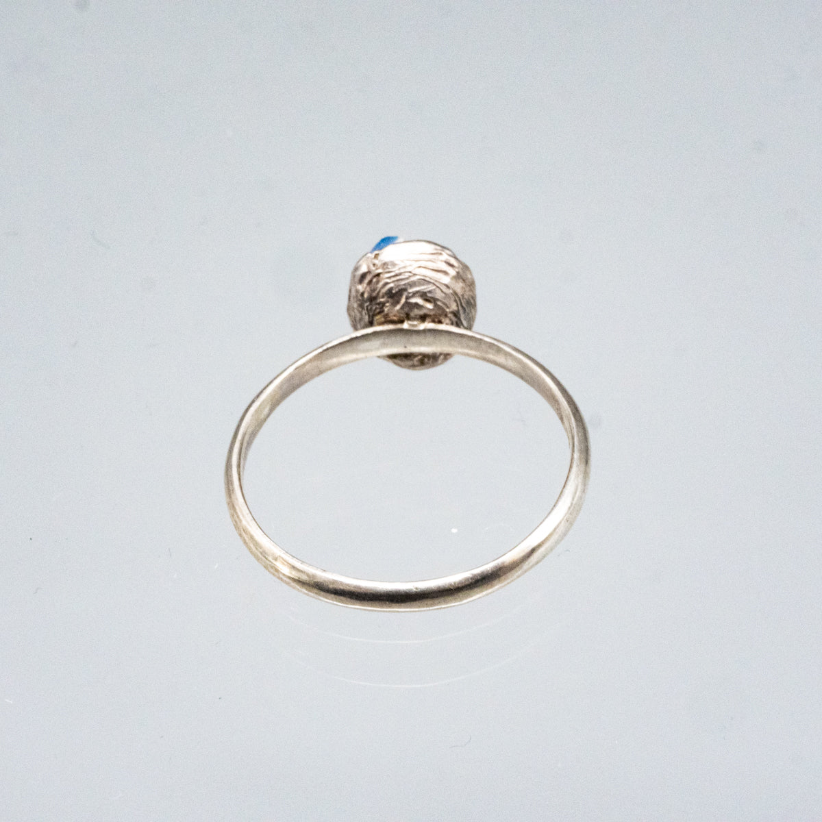 古代ローマンモザイクとんぼ玉片リング