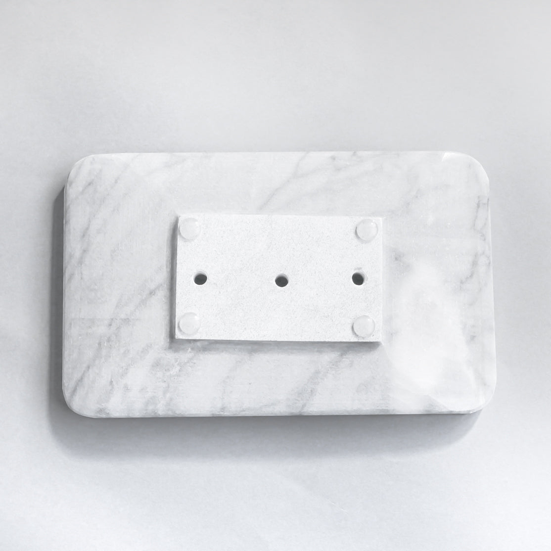 長方形大理石ソープトレイ