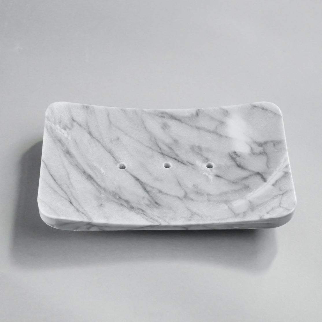 長方形大理石ソープトレイ