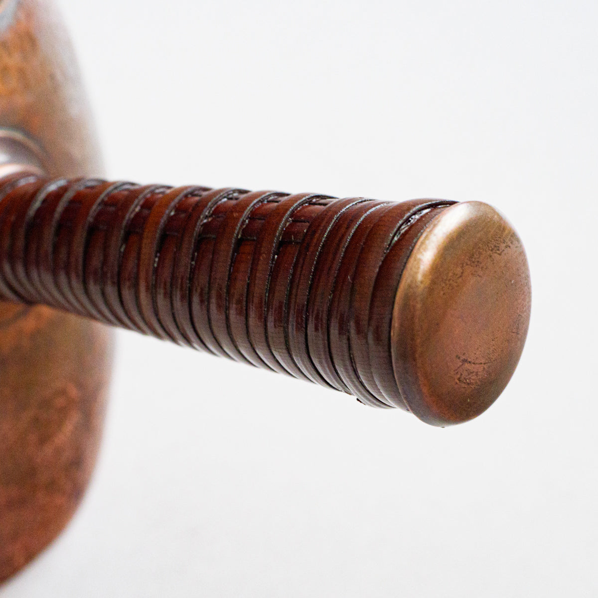 銅製急須タル形(大)市松模様