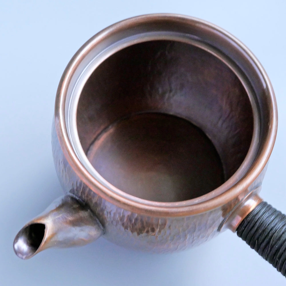 銅製急須タル形(大)タテゴザ目