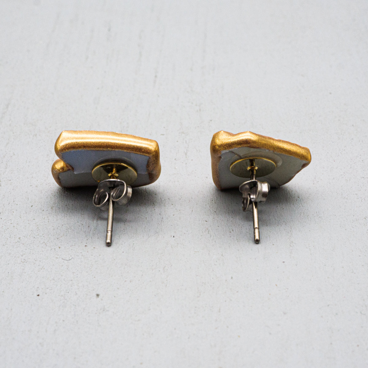 陶器片ピアス・イヤリング(cakeraシリーズ)