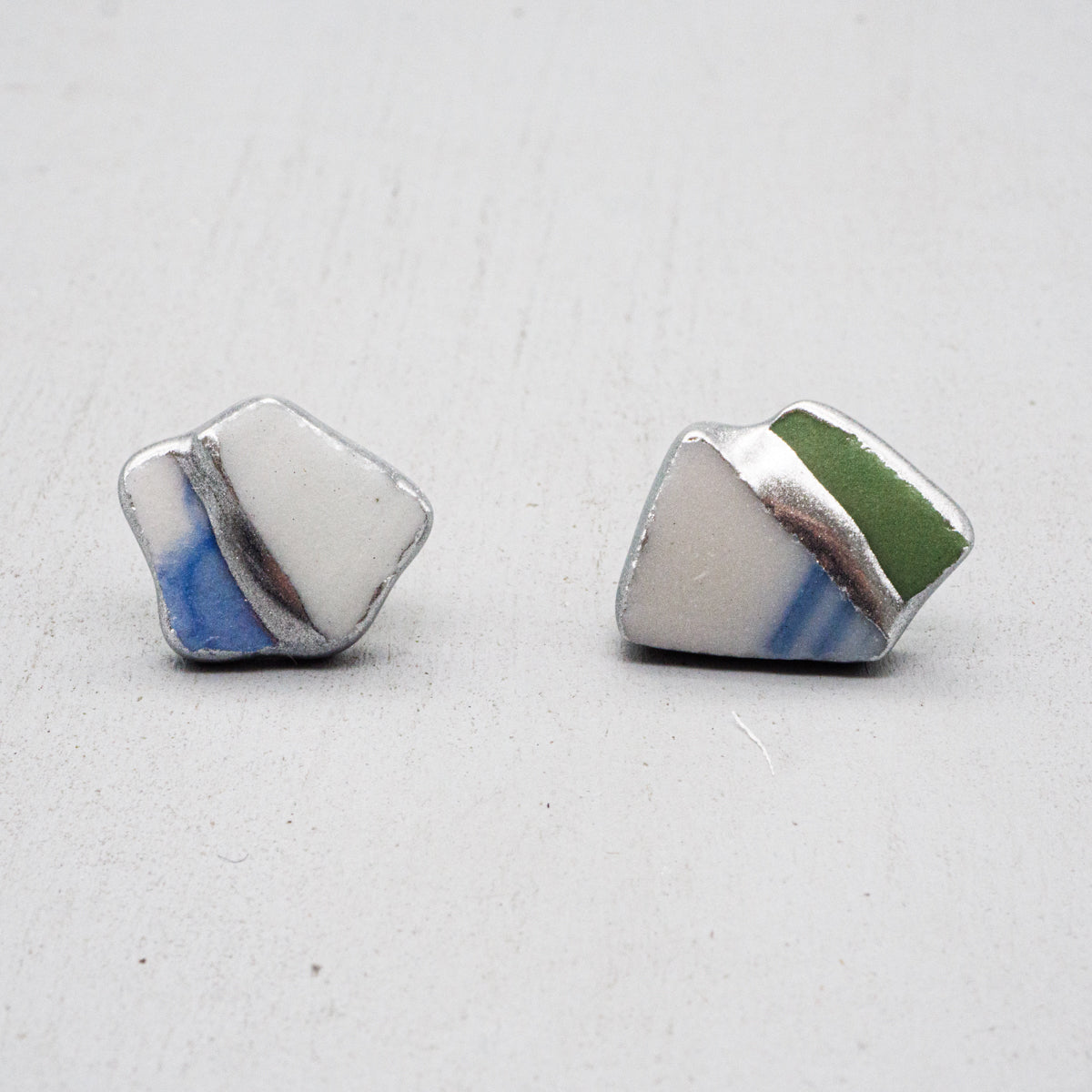 陶器片ピアス・イヤリング(cakeraシリーズ)