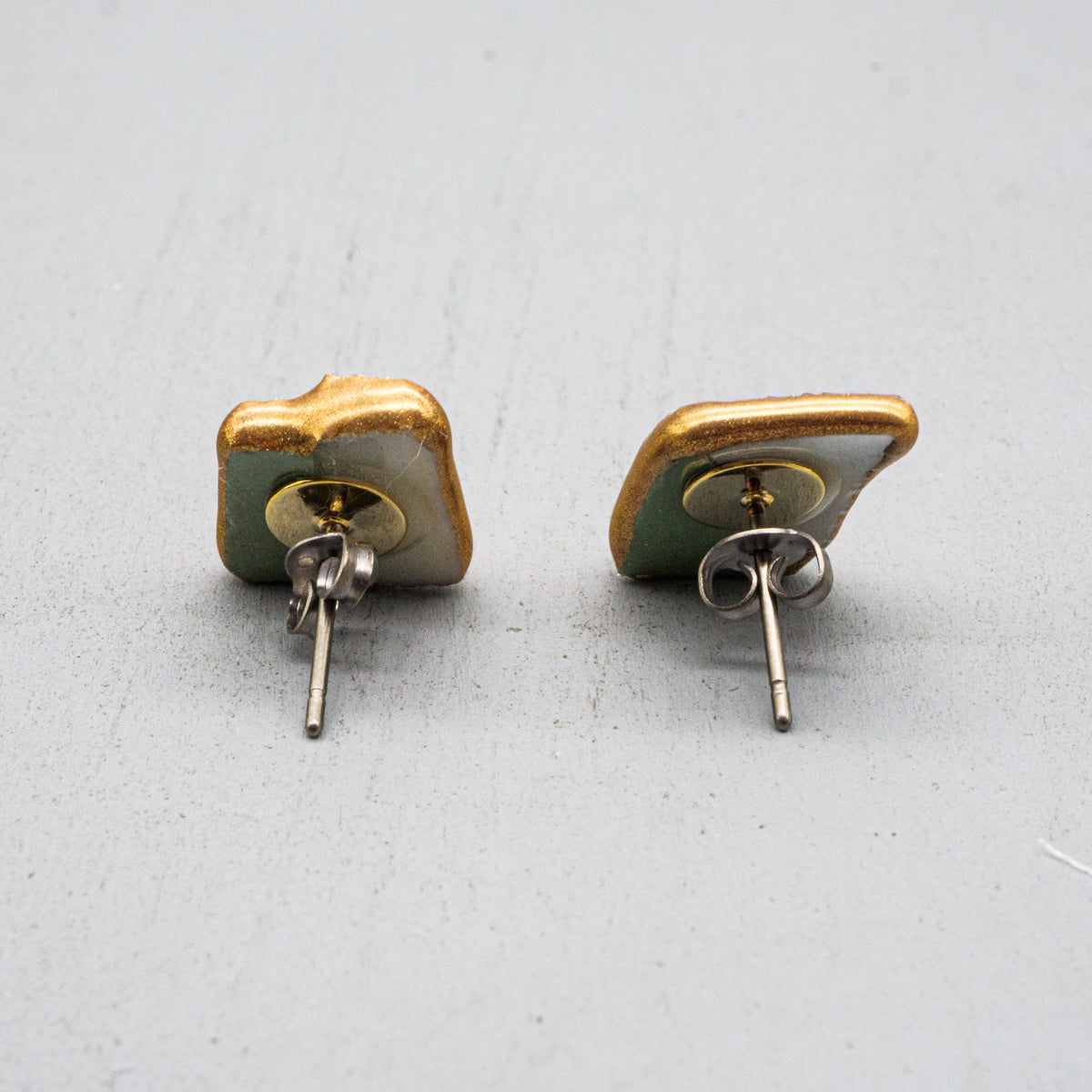 陶器片ピアス・イヤリング(cakeraシリーズ)