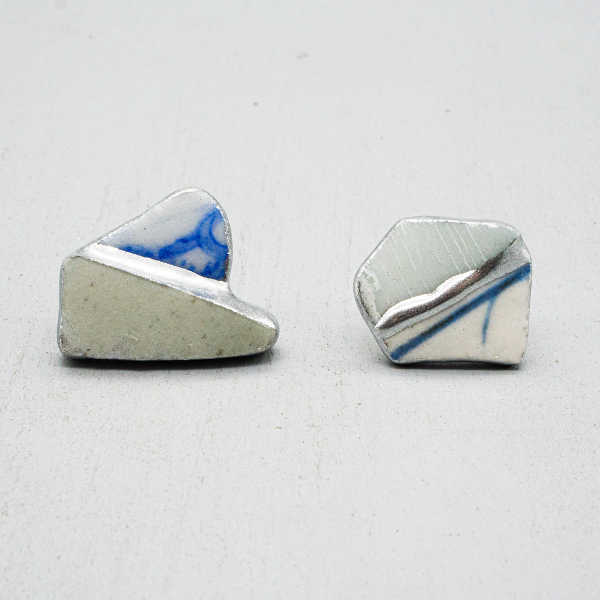 陶器片ピアス・イヤリング(cakeraシリーズ)