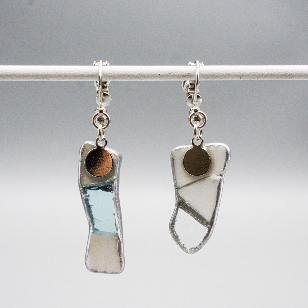 陶器片ピアス・イヤリング(yurariシリーズ)