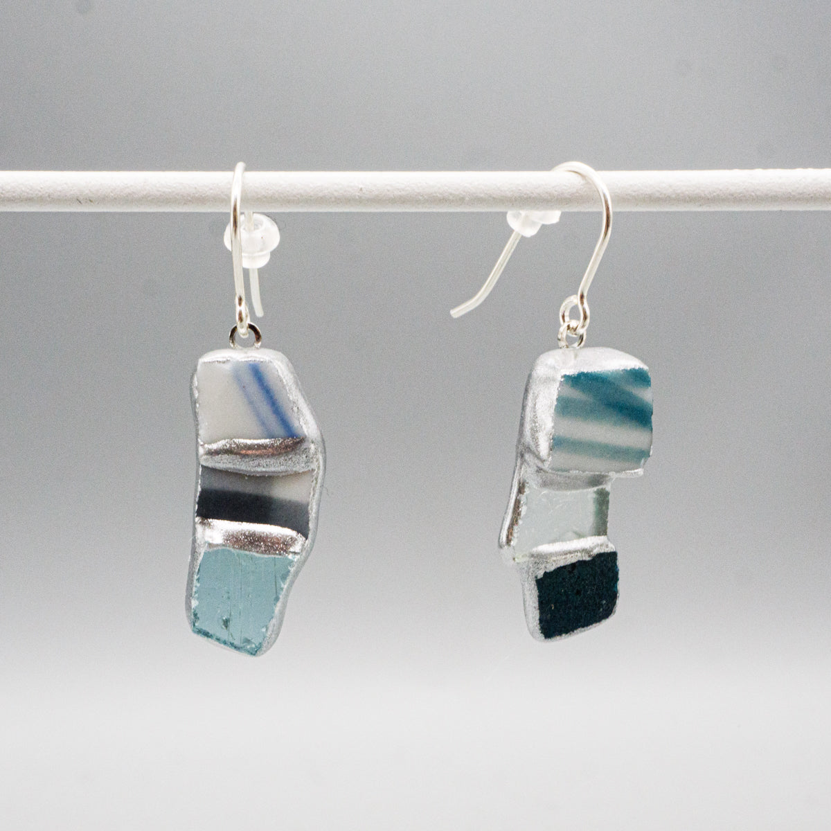 陶器片ピアス・イヤリング(yurariシリーズ)