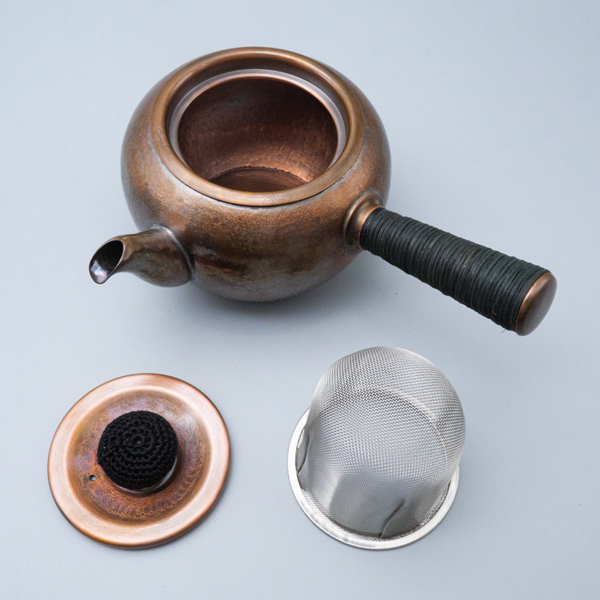 銅製急須丸形(中)トリコロール目