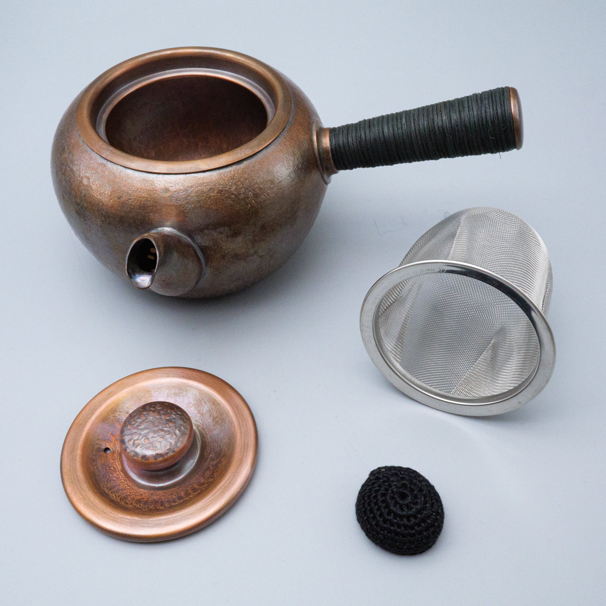 銅製急須丸形(中)トリコロール目