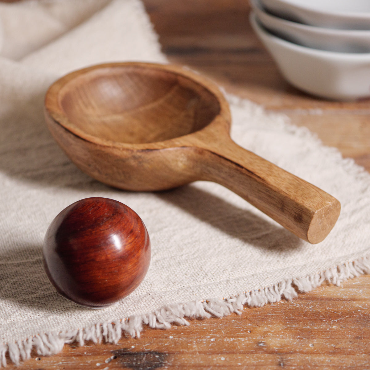 ローズウッドマッサージボール&スクープ