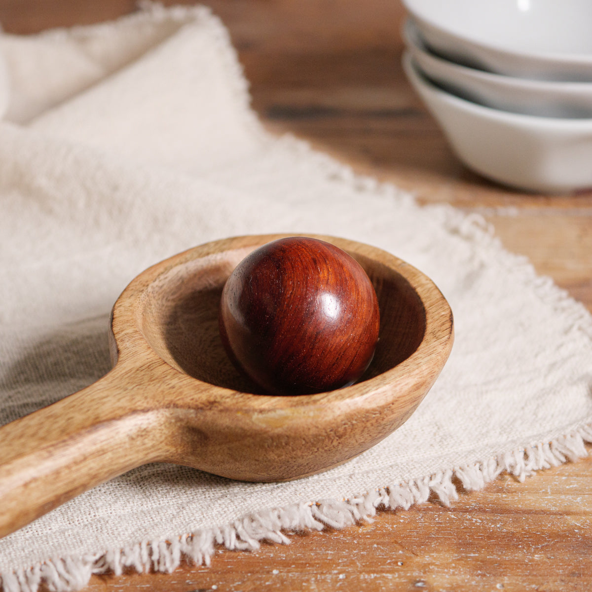 ローズウッドマッサージボール&スクープ