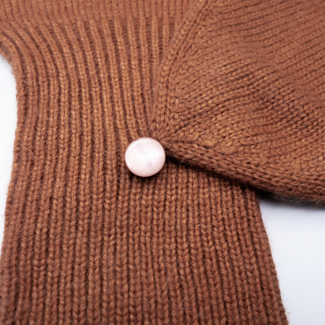 クルミ染めウールミトン