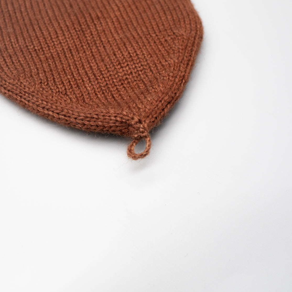 クルミ染めウールミトン