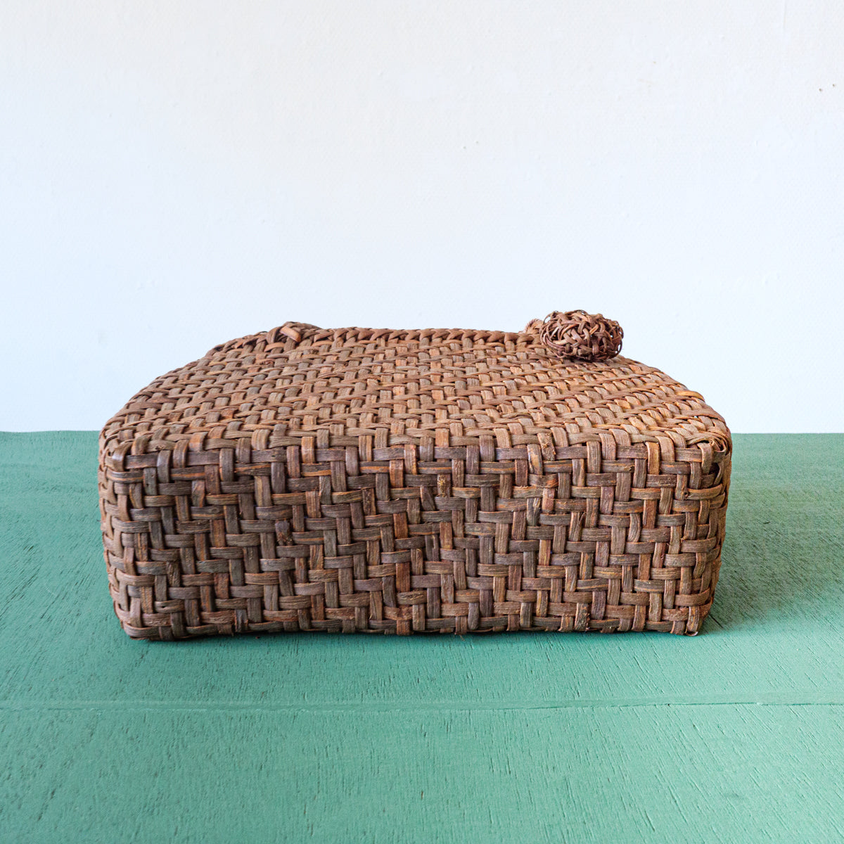 山葡萄バスケット(裂織中敷き)